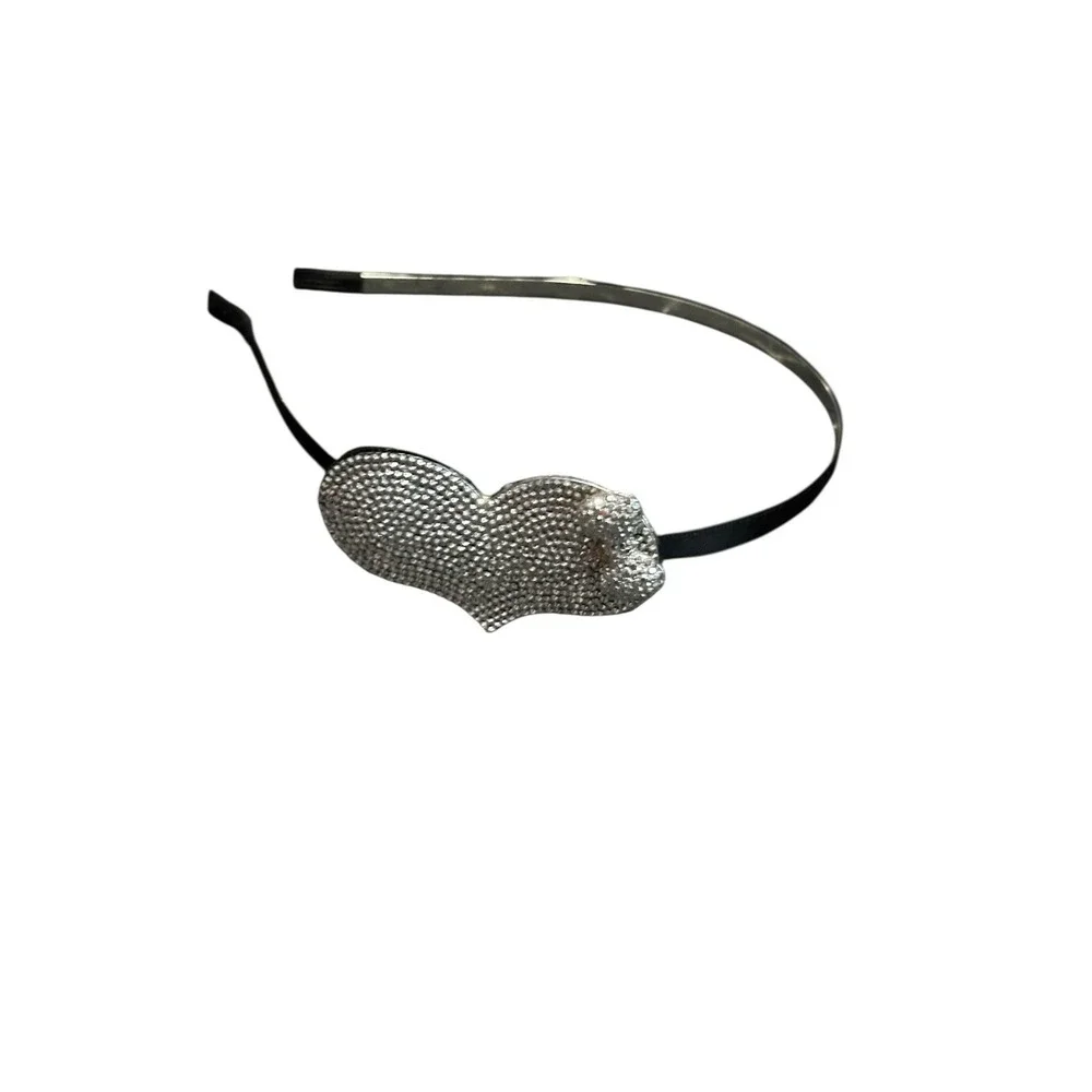 NEW girls headband accessories 1 piece silver heart